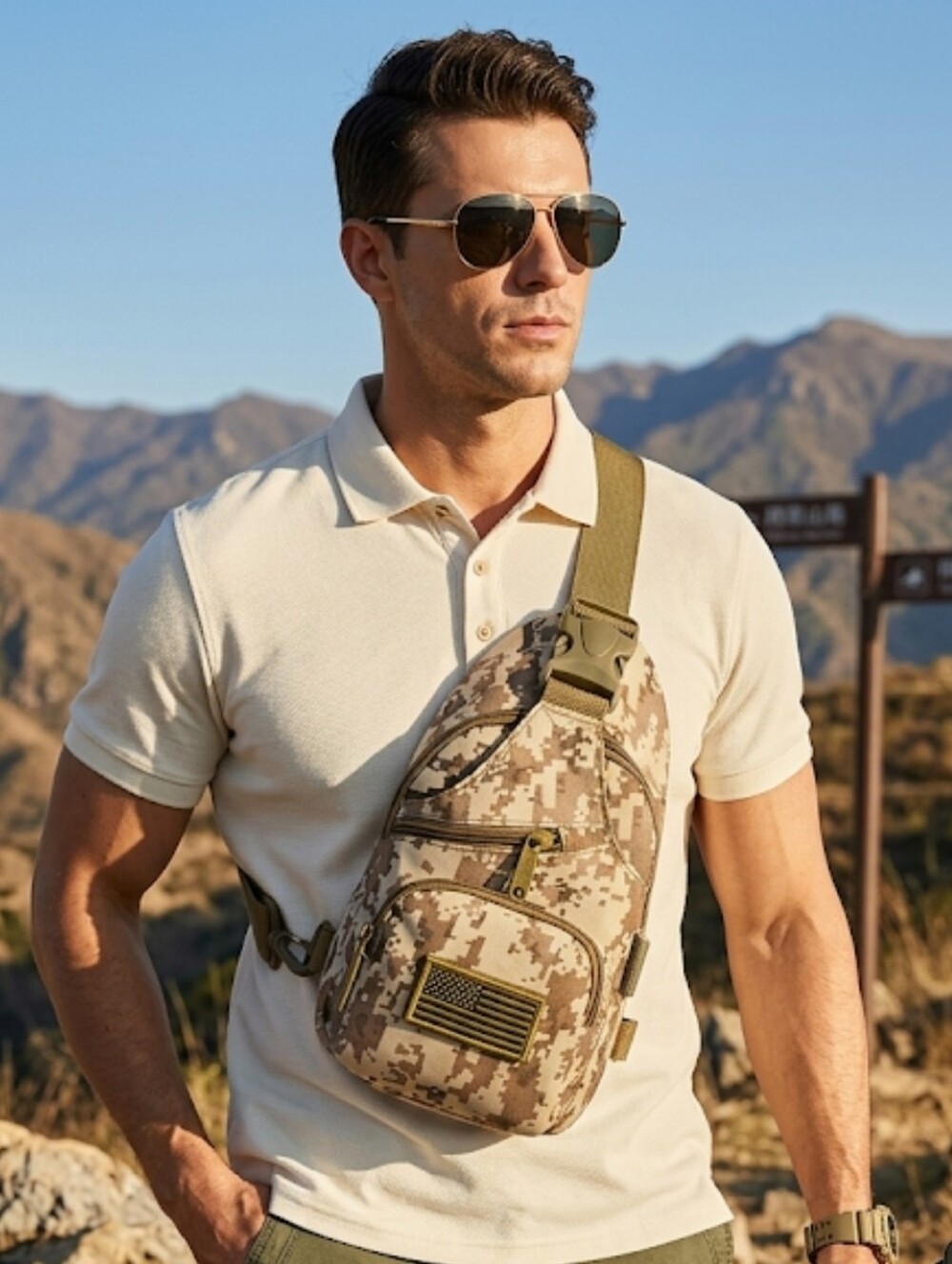 Camouflage Front Pack
